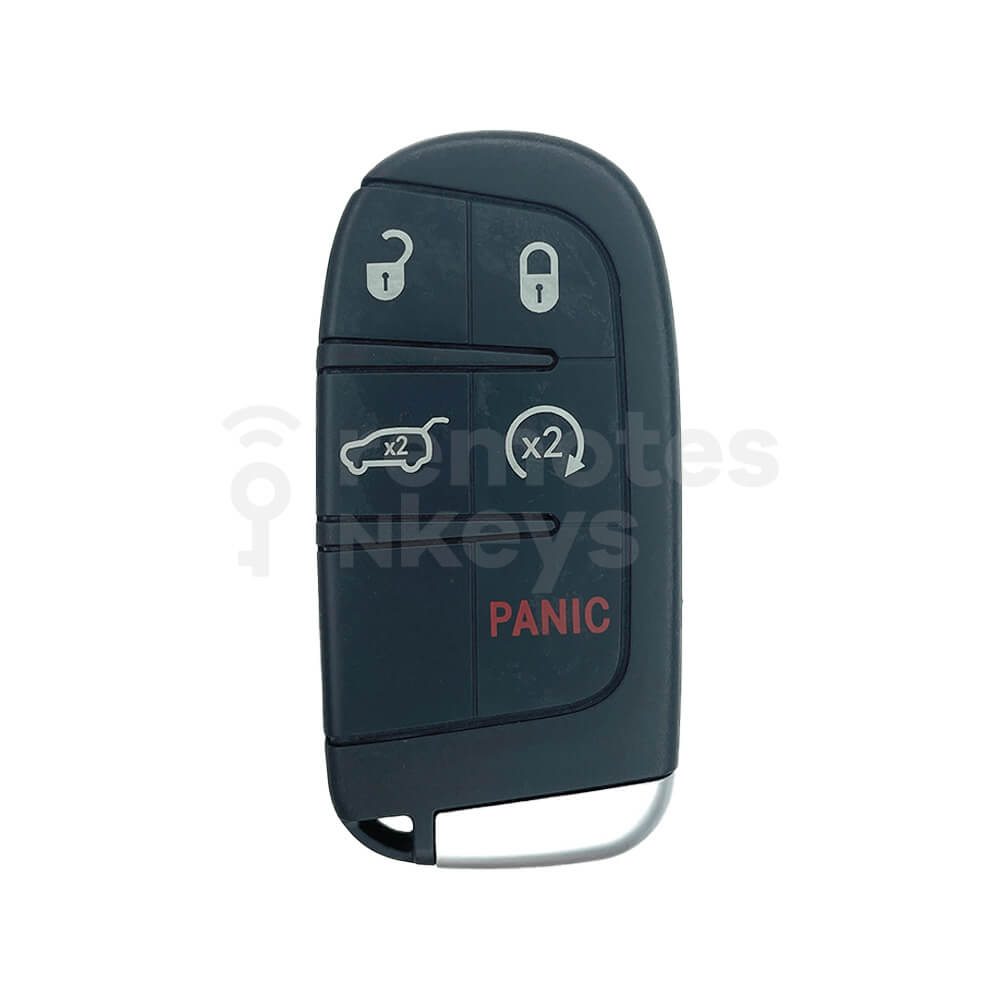 Chrysler Jeep Dodge 4+1 Buttons Smart Remote Key Shell/Case With Remote Start/SUV Button