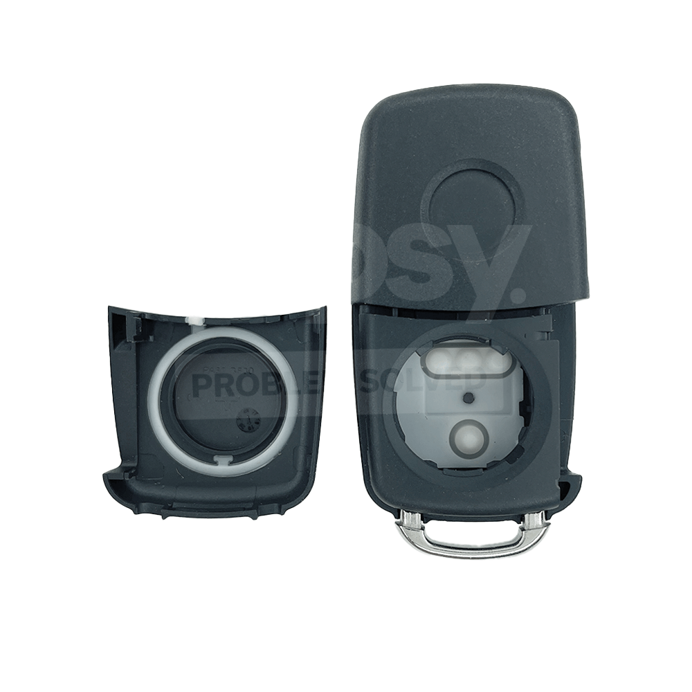 Volkswagen VW Flip Remote Key Shell UDS 2 Buttons