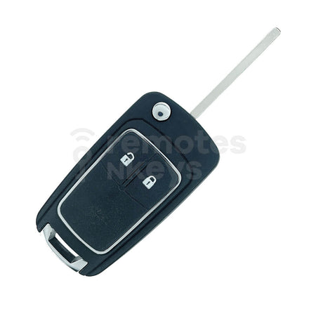 HOLDEN 2 Buttons Flip/Smart Remote Key Shell/Case With Silver Line HU100 Blade