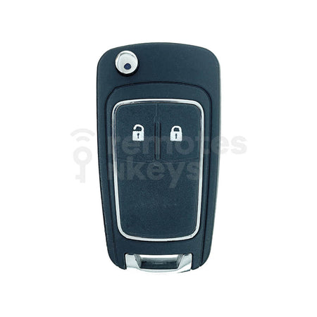 HOLDEN 2 Buttons Flip/Smart Remote Key Shell/Case With Silver Line HU100 Blade