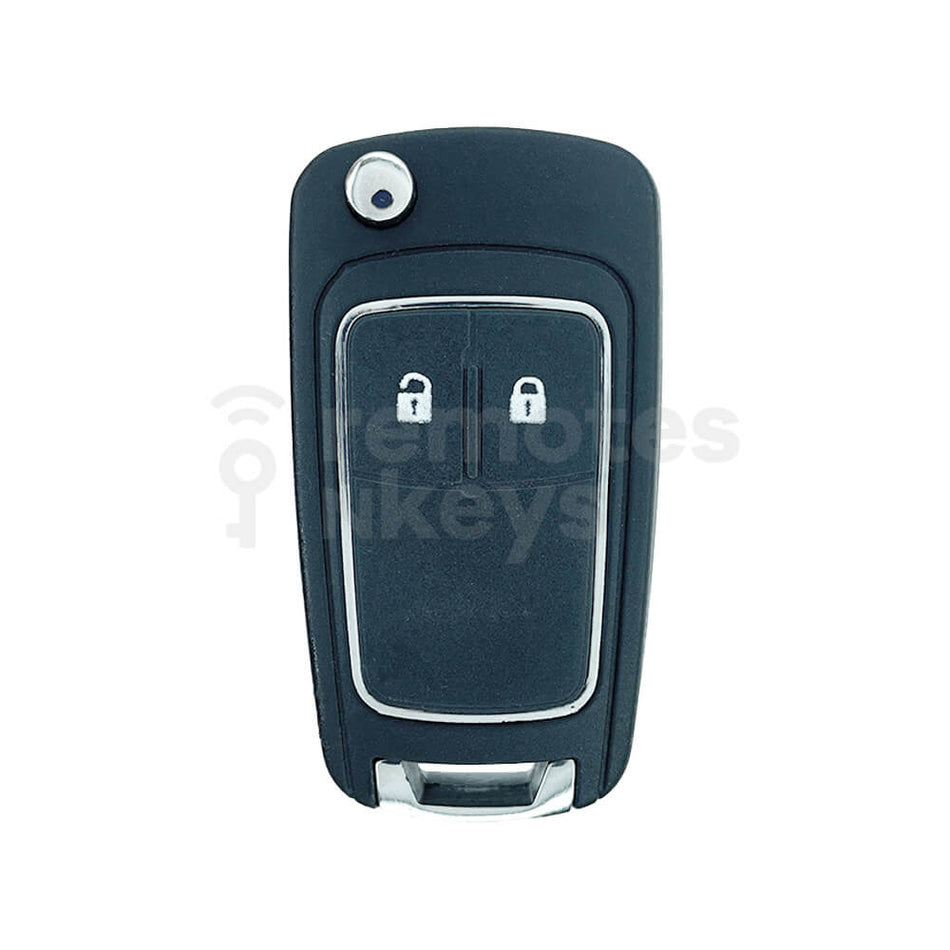 HOLDEN 2 Buttons Flip/Smart Remote Key Shell/Case With Silver Line HU100 Blade