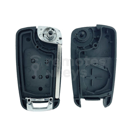 HOLDEN 2 Buttons Flip/Smart Remote Key Shell/Case With Silver Line HU100 Blade