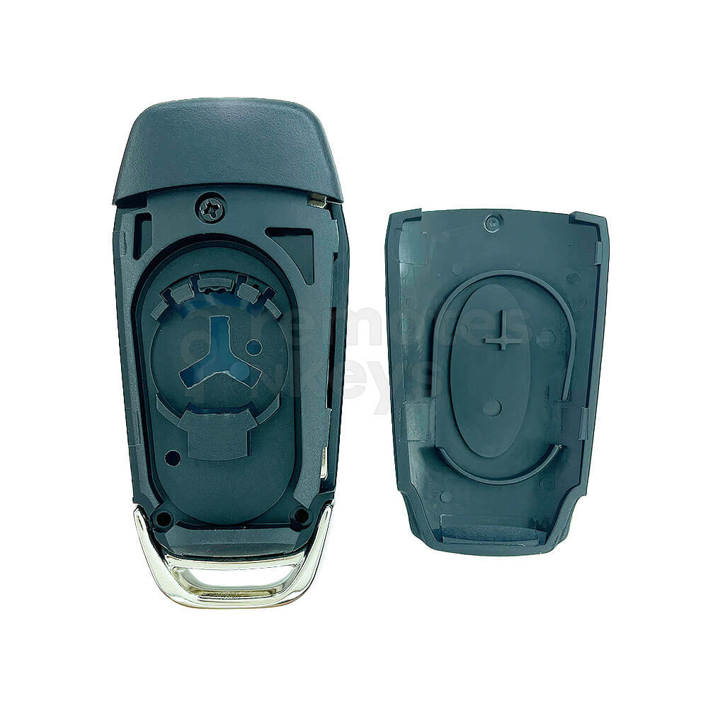 Ford Everest 3 Buttons Flip Remote Key Shell/Case With HU101 Blade