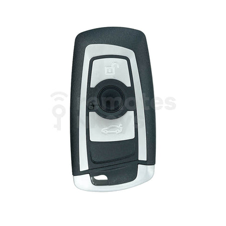 BMW 3 Buttons Smart Remote Key Shell/Case Black and Silver Colour With Emergency Blade