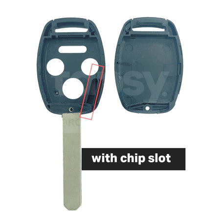 HONDA 3+1 Buttons Remote Key Shell/Case With Separate Chip Slot HON66 Blade
