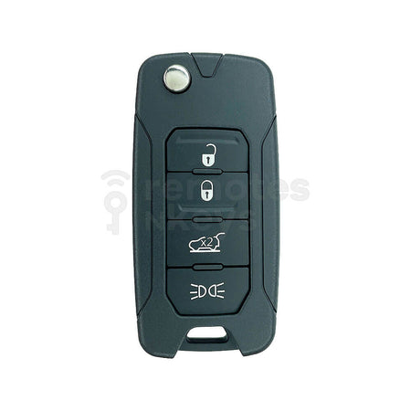 Jeep Wrangler 2017 Flip Remote Key Shell/Case SIP22 Blade
