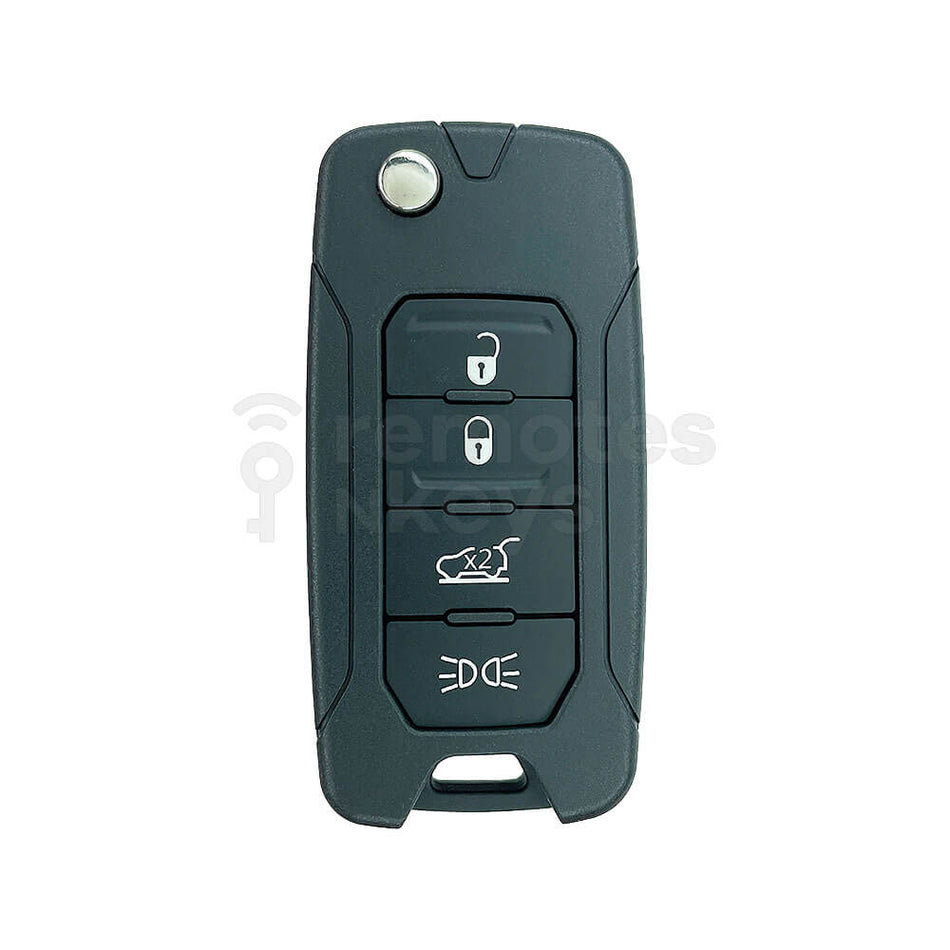Jeep Wrangler 2017 Flip Remote Key Shell/Case SIP22 Blade