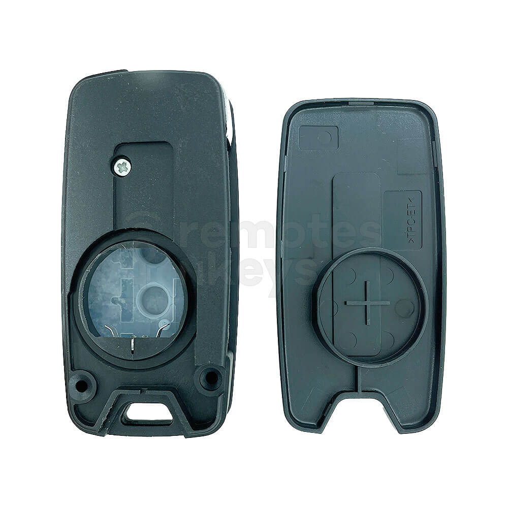 Jeep Wrangler 2017 Flip Remote Key Shell/Case SIP22 Blade