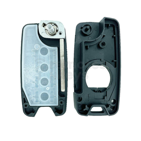 Jeep Wrangler 2017 Flip Remote Key Shell/Case SIP22 Blade