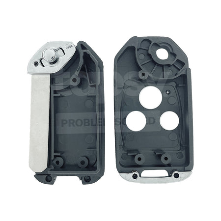 HONDA 3 Buttons Upgraded Flip Remote Key Shell/Case HON66 Blade