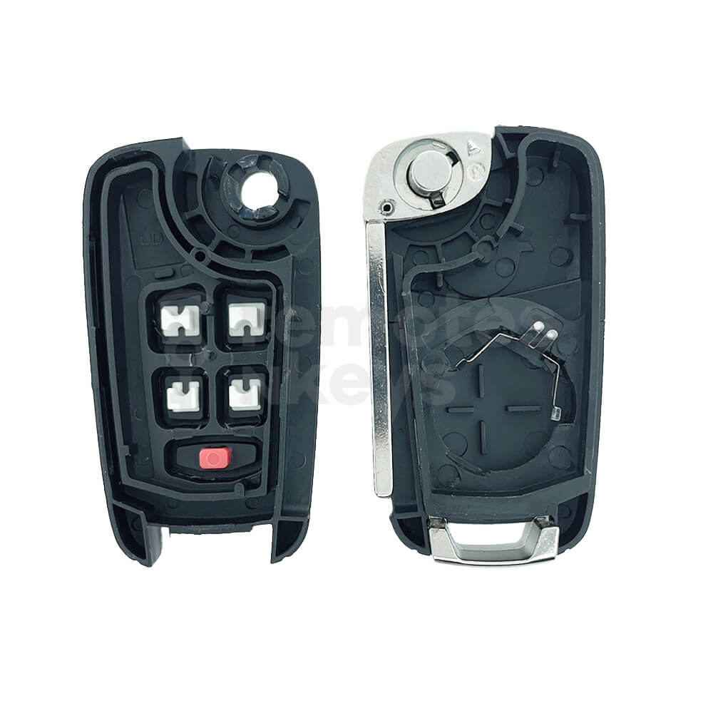 HOLDEN 4+1 Buttons Flip/Smart Remote Key Shell/Case HU100 Blade