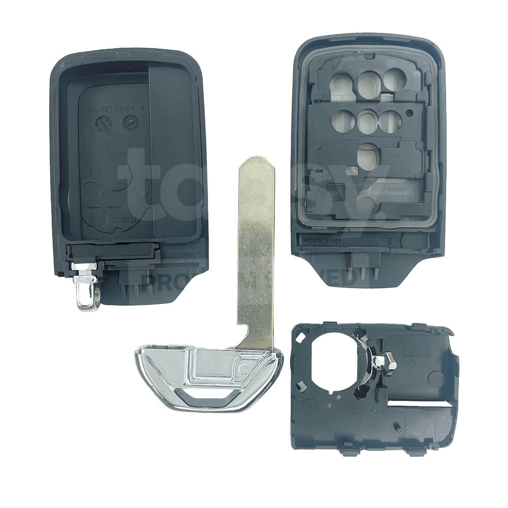 HONDA 2 Buttons Smart Remote Key Shell/Case With Emergency Blade