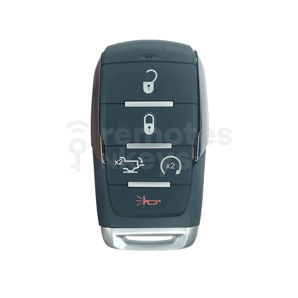 Dodge Ram 2018 4+1 Buttons Smart Remote Key Shell/Case With Remote Start/Truck Button