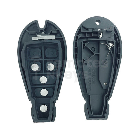 Chrysler Jeep Dodge 4+1 Buttons Fobik Remote Key Shell/Case With Car Trunk/Remote Start Button