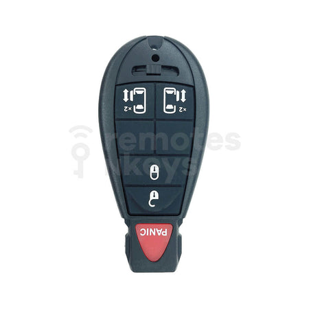 Chrysler Jeep Dodge 4+1 Buttons Smart Remote Key Shell/Case With Slider Doors Button