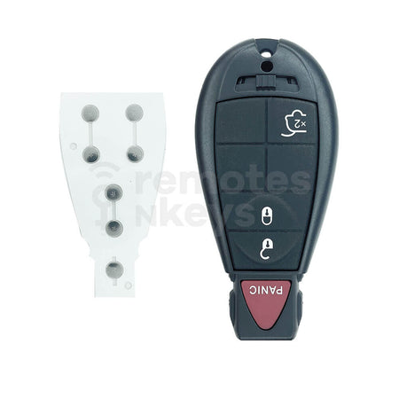 Chrysler Jeep Dodge 3+1 Buttons Smart Remote Key Shell/Case With SUV Button