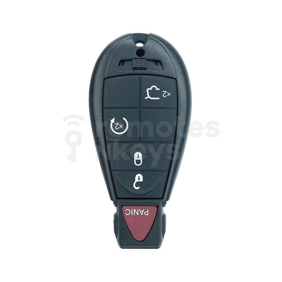 Chrysler Jeep Dodge 4+1 Buttons Smart Remote Key Shell/Case With Remote Start/SUV Button