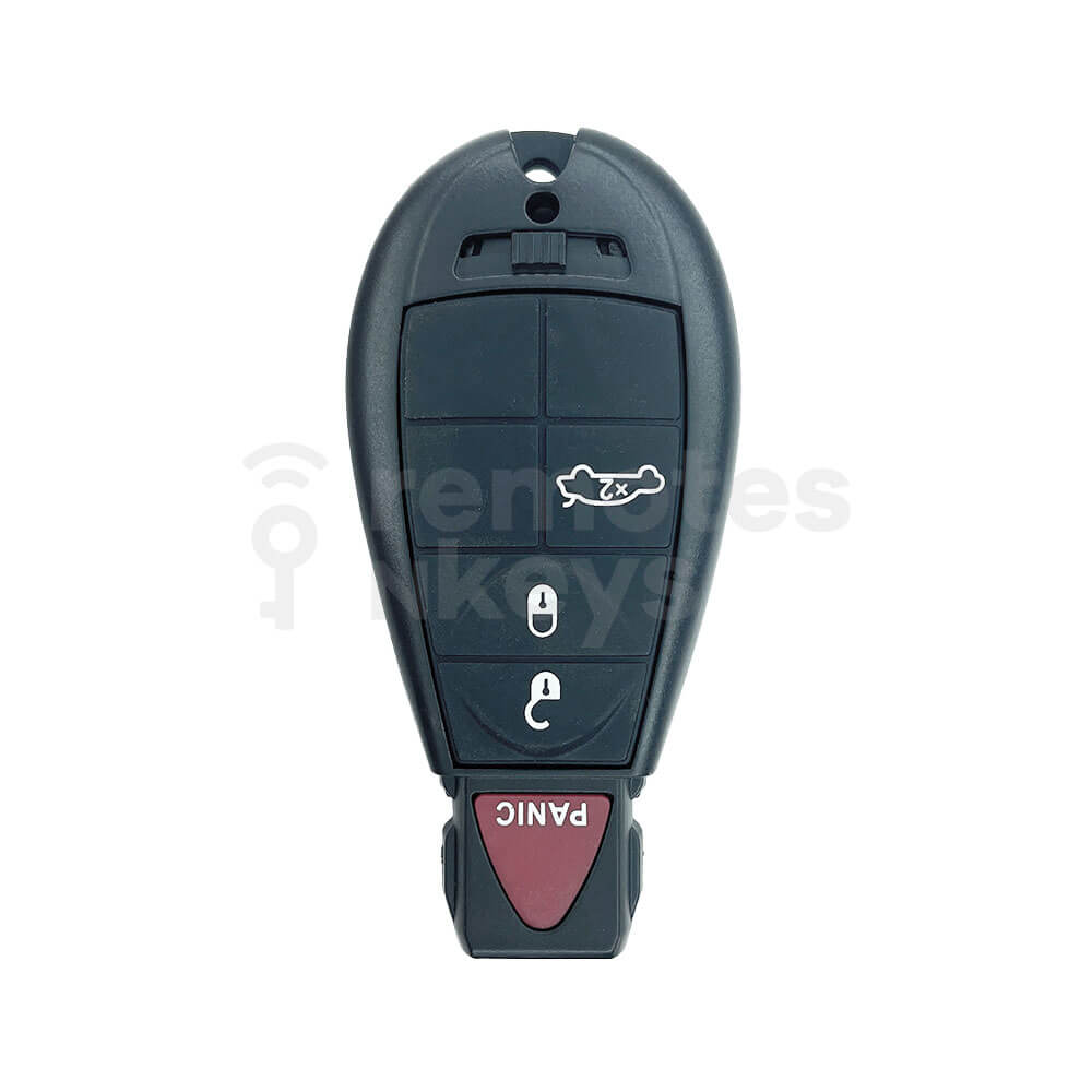 Chrysler Jeep Dodge 3+1 Buttons Smart Remote Key Shell/Case With Car Trunk Button