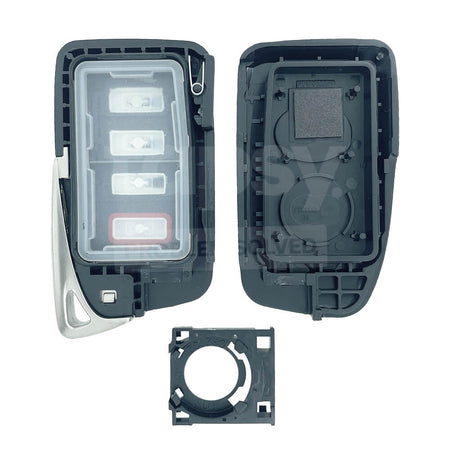 LEXUS 4 Buttons Smart/Prox Remote Key Shell/Case TOY40 Emergency Blade