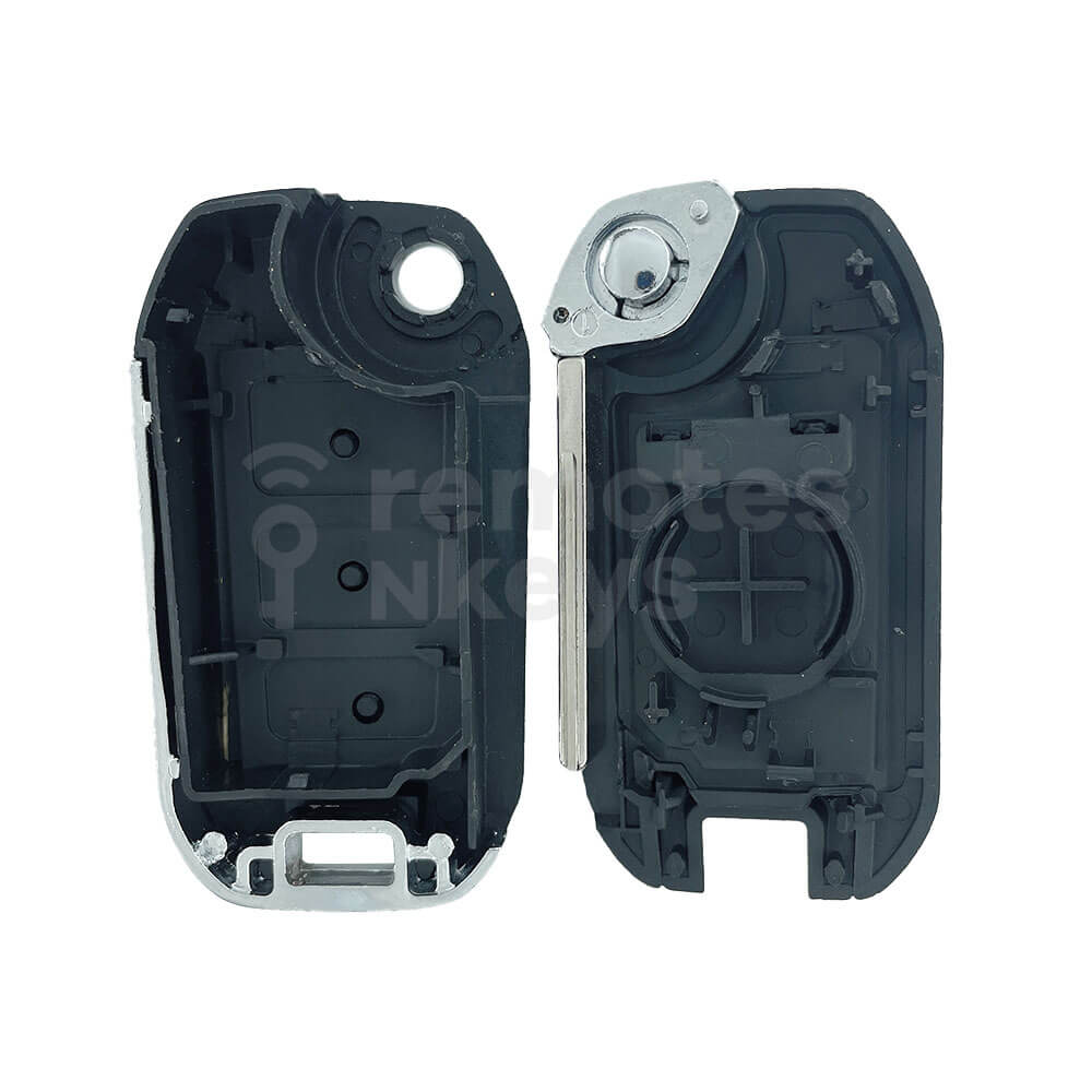 Peugeot/Citroen New Style 3 Buttons Flip Remote Key Shell/Case With Boot Button HU83