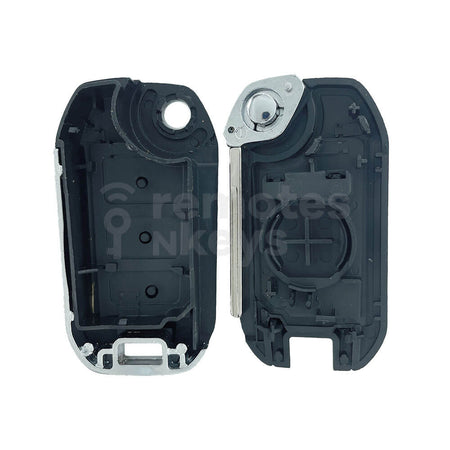 Peugeot/Citroen New Style 3 Buttons Flip Remote Key Shell/Case With Boot Button HU83