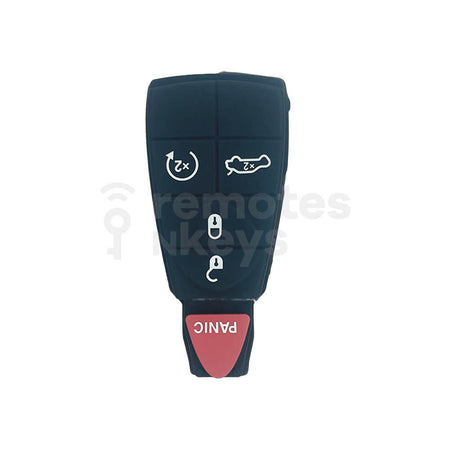 Chrysler Jeep Dodge 4+1 Remote Key Rubber Buttons Car Trunk/Remote Start Type