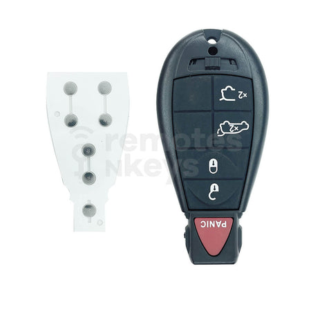 Chrysler Jeep Dodge 4+1 Buttons Smart Remote Key Shell/Case With SUV Button