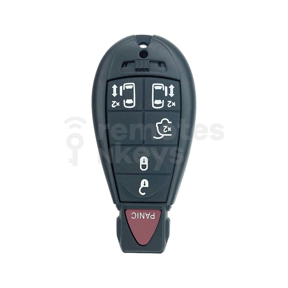 Chrysler Jeep Dodge 5+1 Buttons Smart Remote Key Shell/Case With SUV/Slide Door Button