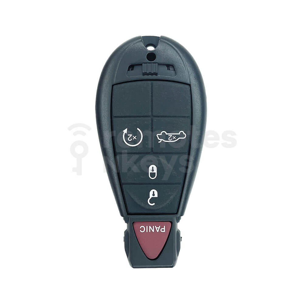 Chrysler Jeep Dodge 4+1 Buttons Smart Remote Key Shell/Case With Car/Remote Start Button