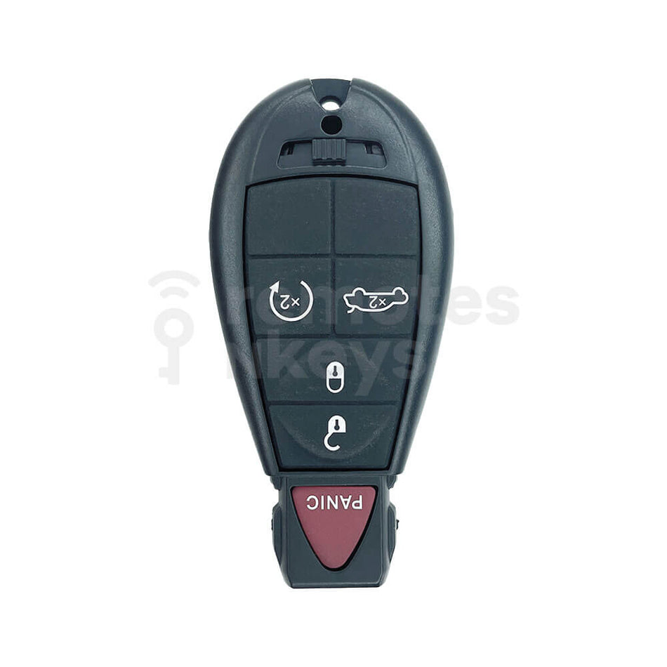 Chrysler Jeep Dodge 4+1 Buttons Smart Remote Key Shell/Case With Car/Remote Start Button