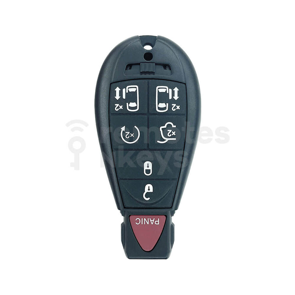 Chrysler Jeep Dodge 6+1 Buttons Smart Remote Key Shell/Case With SUV/Remote Start/Slider Doors Button