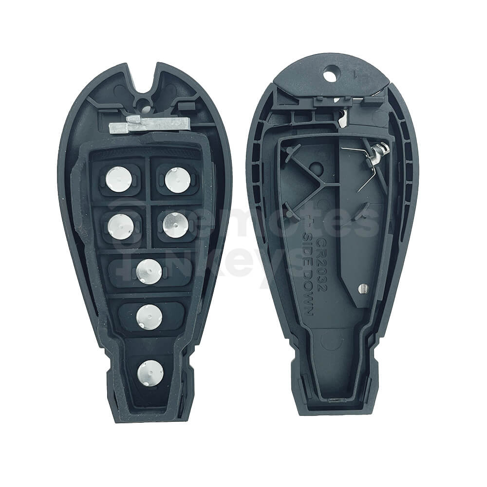 Chrysler Jeep Dodge 6+1 Buttons Fobik Remote Key Shell/Case With SUV/Remote Start/Slider Doors Button
