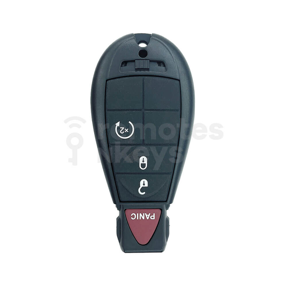 Chrysler Jeep Dodge 3+1 Buttons Smart Remote Key Shell/Case With Remote Start Button