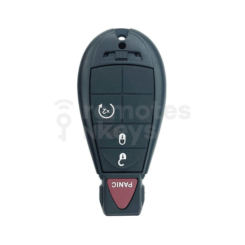 Chrysler Jeep Dodge 3+1 Buttons Smart Remote Key Shell/Case With Remote Start Button
