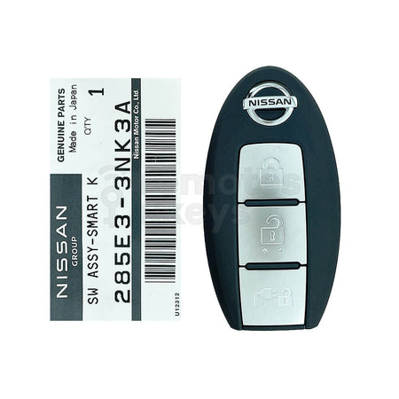 Nissan Leaf Genuine 3 Buttons Smart Remote Key 314MHz 285E3-3NK3A FCCID: TWB1J701