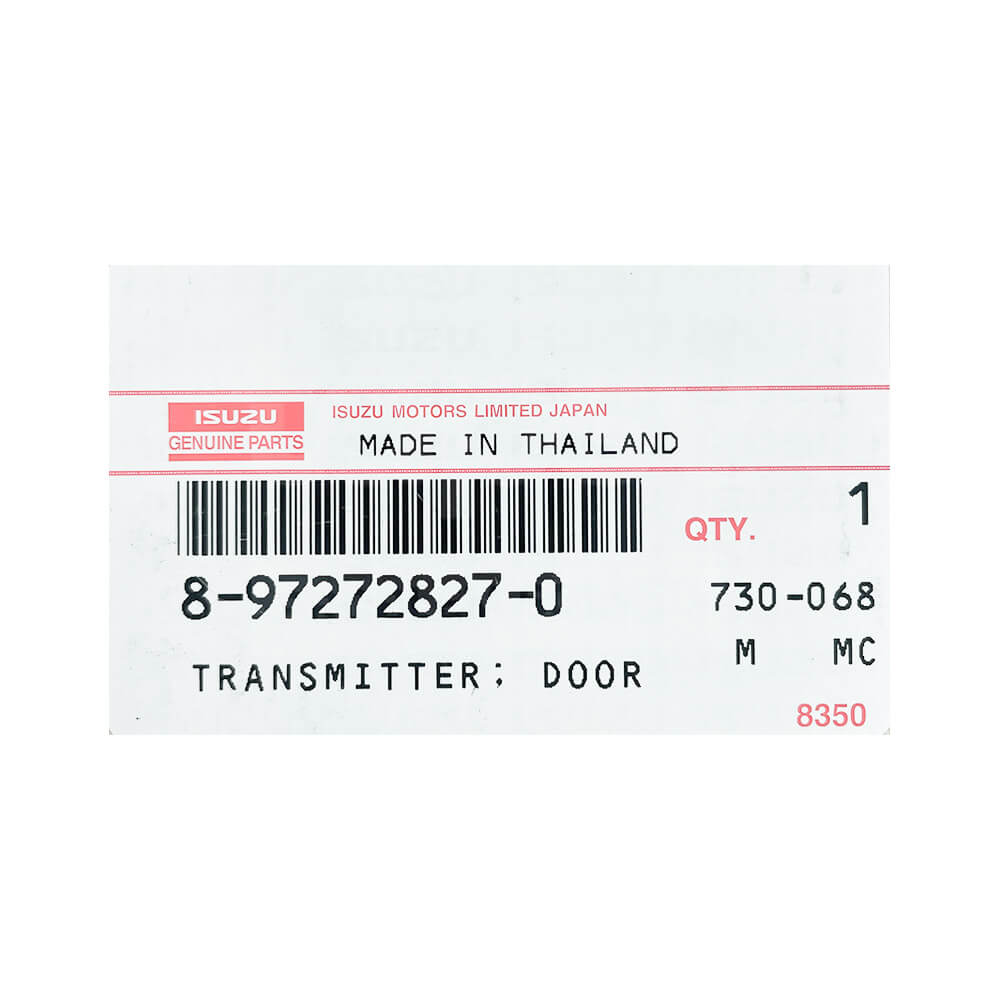 ISUZU MU-X Genuine 4 Buttons Smart/Prox Remote Key 433MHz 2020-2023 8-97272827-0