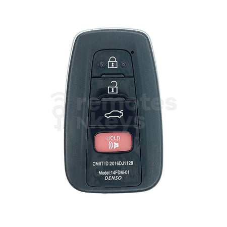 Toyota Camry 4 Buttons 2018-2023 Smart Remote Shell VVDI XM38 Compatible