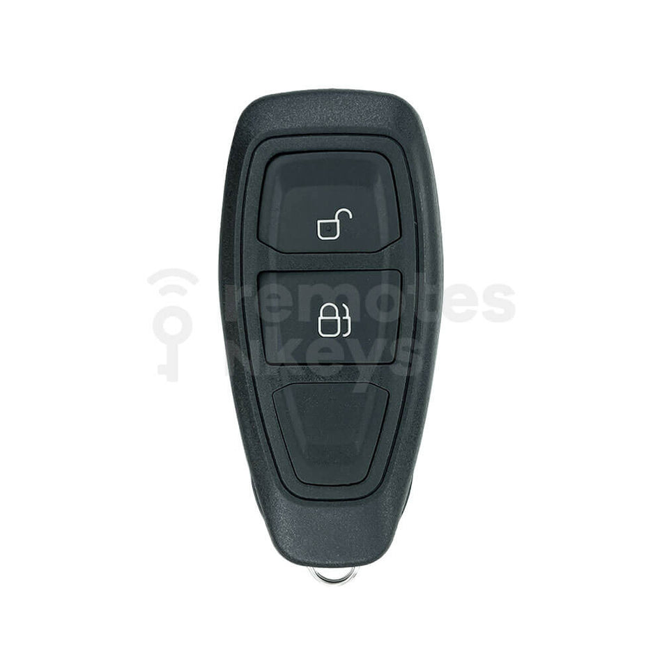 Ford 2 Buttons Smart Remote Key Shell/Case With HU101 Emergency Blade